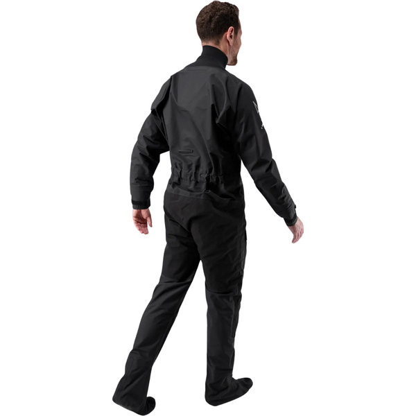 2026 Zhik Unisex Front Zip Performance Traje Seco DST-0270-U-BLK - Black
